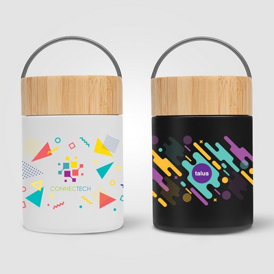 Reborn Recycled Stainless Steel Food Container - 17 oz. - Full-Color Inkjet