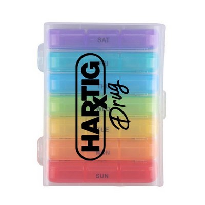 21 Compartment 7 Day Pill Box